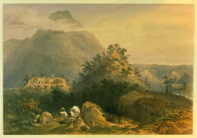 Views of Ancient Monuments in Palenque, illustration from 